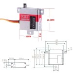 Hot Sales KST DS135MG 10mm 5.2Kgf.cm 0.12sec Digital Metal Gear Coreless Motor for Glider Wing
